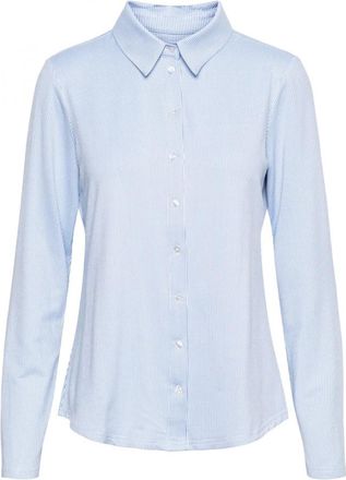 &Co Woman Overhemden, Dames, Blauw, XL, Polyester, Lotte Stripe