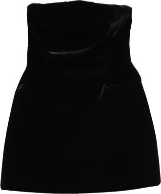 Ermanno Scervino Strapless mini-jurk - Zwart