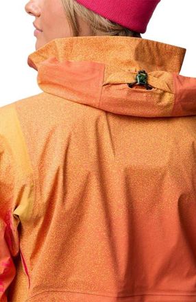Backcountry Cottonwoods Lt Xpore 3L Jacket - Womens in Boundary Orange Ombre/black at Nordstrom, Size X-Large