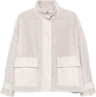 Emporio Armani Shearling Leather Jacket