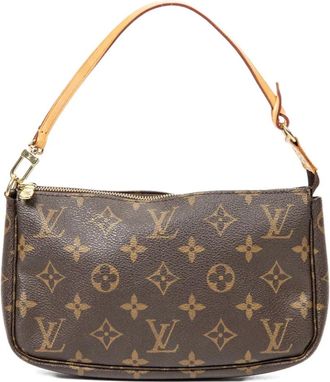 Louis Vuitton Borsa a spalla con monogramma anni 2000 - Marrone