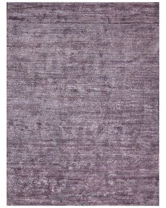 Exquisite Rugs Plush Hand Knotted Bamboo Silk/Mohair Area Rug