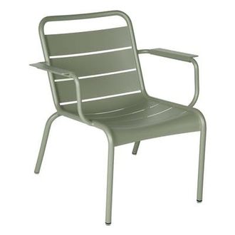 Fermob Lounge armchair Luxembourg - Green - Aluminium - Designer Frédéric Sofia