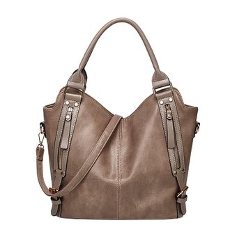 Generic Fashion Women Solid Color Zipper HnadBag Phone Bag Shoulder Bag Messenger Bag Blank Canvas Tote Bags (Grey, One Size)