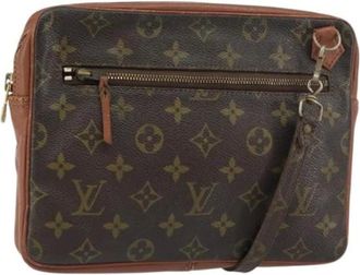 Louis Vuitton Pre-owned Clutches, female, Brown, Size: ONE SIZE Pre-owned Vintage Clutch