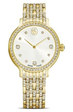 Swarovski Imber Bracelet Watch, 31mm in Gold at Nordstrom