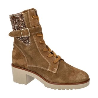 DL Sport Schoenen, Dames, Bruin, 40 EU, Leer, 6409 Versione 09 Enkellaarsjes met hak