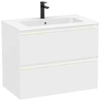 Roca Conjunto Mueble Tenue 800 2 Cajones + Lavabo Stonex Blanco Mate.-roca: Dise&ntilde;o, Innovaci&oacute;n Y Calidad