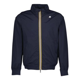 K-Way Heren, Jassen, Blauw, Maat: L Katoen