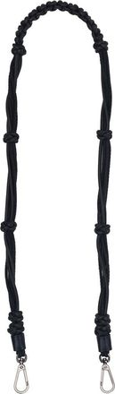 Hammitt Long Knotted Leather Strap in Noir Smooth/Gunmetal at Nordstrom