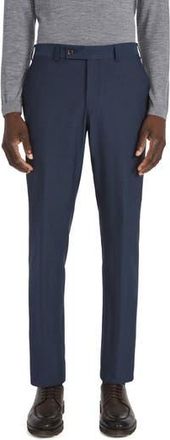 Jack Victor Palmer Stretch Cotton & Wool Pants in Blue at Nordstrom Rack, Size 30
