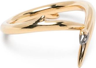 Shaun Leane Anello con logo - Oro