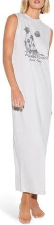 Spiritual Gangster Telepathic Tank Maxi Dress in Hazy Grey at Nordstrom Rack, Size X-Large