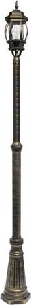 Fabrilamp Farola De Jardin Modelo Caelum De Aluminio Negro Ip44