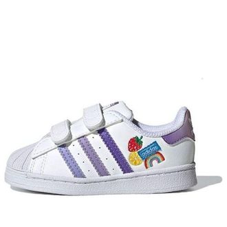 adidas (TD) adidas originals Superstar White Light Purple GY3318