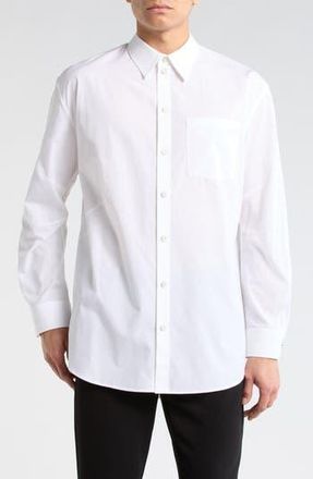 Helmut Lang Apex Oversize Button-Up Shirt in White at Nordstrom Rack, Size Xx-Large