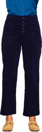 Skies Are Blue Clothing Womens Corduroy Pants In Navy