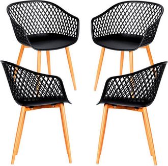 Regalos Miguel Packs Sillas Comedor - Pack 4 Sillas Ive - Negro