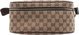 Gucci 2016-2025 GG Canvas Waist Pouch belt bag - Marrone
