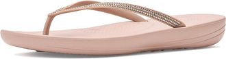 FitFlop Iqushion Sparkle Womens Shoes Classic Beige : 10 M (B)