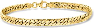 Ross-Simons Italian 10kt Yellow Gold Cuban-Link Bracelet