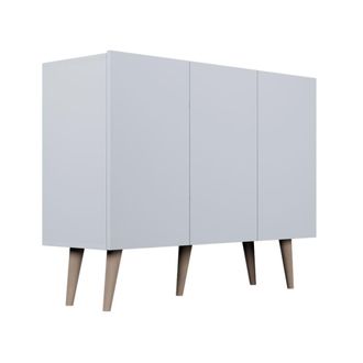 Petits Meubles C&oacute;moda 3 puertas estratificado Blanco