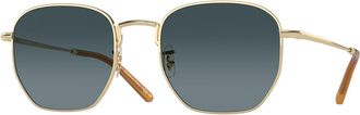 Oliver Peoples OV1331S Kierney Sun Polarized 5035S3 Mens Sunglasses Gold Size 51