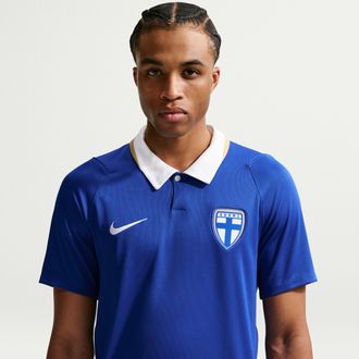 Nike Finland 2026 Stadium Away Nike Mens Dri-FIT Soccer Replica Jersey in Blue | IO4562-413