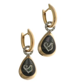 CHANTECLER Rose Gouden Oorbellen voor Dames - Dames - Oorbellen - Geel - ONE Size - Accessoires