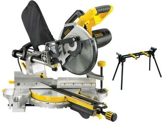 Stanley Sierra Ingletadora Stanley De 254 Mm Y 2000 W Con Alimentador Fme720 + Soporte Fme790
