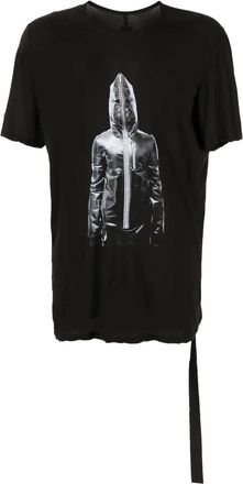 Rick Owens T-shirt con stampa grafica - Nero