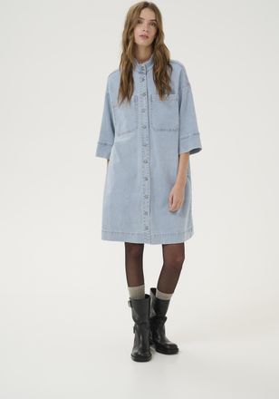 MY ESSENTIAL WARDROBE Jurk Loose fit light blue