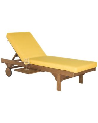 Safavieh Newport Lounge Chaise With Side Table