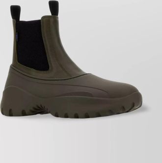 Burberry leather chelsea ankle boots