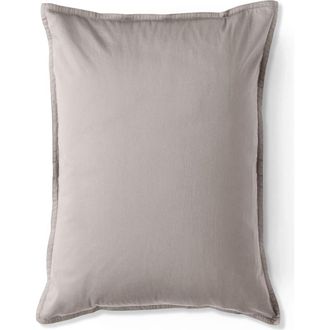 Pact Organic Room Service Sateen Sham 2-Pack in Dove Grey at Nordstrom, Size Standard