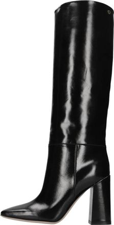 Gianvito Rossi Laarzen Zwart - Dames - Laarzen met Hak - Zwart - 37 1/2 EU - Schoenen