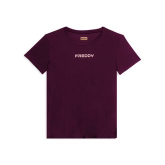 Freddy T-shirt tecnica con spacchi laterali e fit regolare