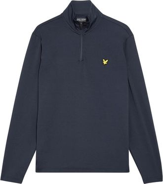 Lyle & Scott Hoodies & sweatvesten, Heren, Blauw, 2Xl, Polyester, Golf Technical 1/4 Zip Midlayer