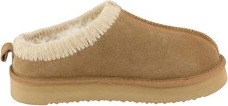 Rohde Genova 7081 Clog - Dames - Pantoffels - Bruin - 37 EU - Leer - Schoenen
