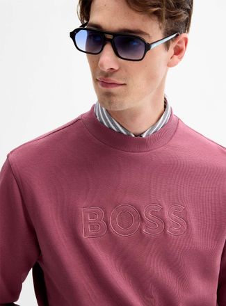 BOSS Mens Tone-on-tone logo sweatshirt