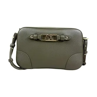 A|X Armani Exchange Cross Body Bags, female, Green, Size: ONE SIZE Polly Camera Case