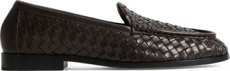 Bottega Veneta Sveglia Intrecciato Loafer in Espresso at Nordstrom, Size 5.5Us