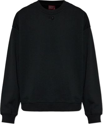 Diesel Hoodies & sweatvesten, Heren, Zwart, XS, Katoen, S-Boxt-Dco Sweatshirt