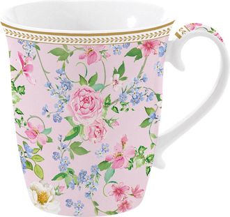 Easy Life Taza de 275 ml de porcelana en caja de color GARDEN JOY - vers.B