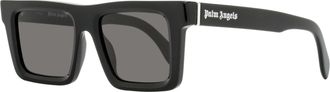 Palm Angels Unisex Napa Square Sunglasses PERI109 1007 Black 51mm