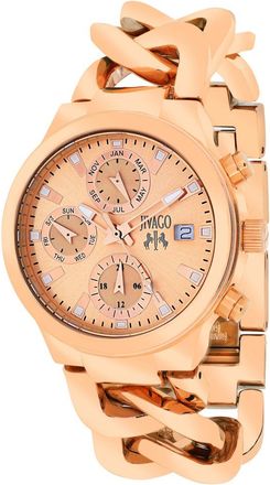 Jivago Watches Womens Rose gold dial Watch
