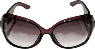 Gucci Pre-owned Accessories, female, Purple, Size: ONE SIZE Pre-owned Plastic Sunglasses