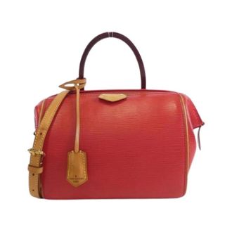 Louis Vuitton Pre-owned Handbags, female, Red, Size: ONE SIZE Pre-owned Epi Boston Bag