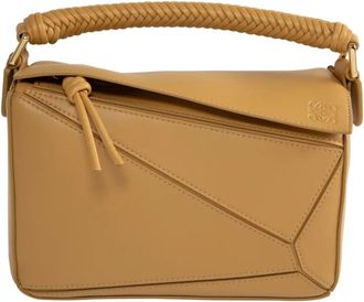 Loewe small Puzzle clutch bag - Brown