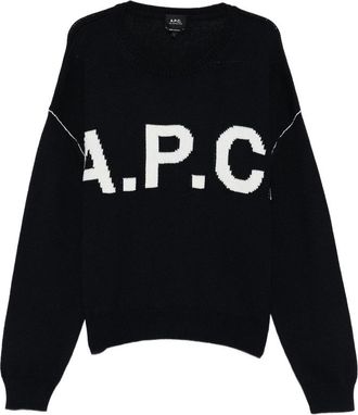 A.P.C. A. p.c. Logo-lettering Sweater